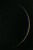 Die schmale Mondsichel am 19.6.2004 - Alter 1,8 Tage