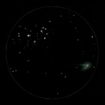 Komet Machholt bei M 45