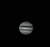Jupiter am 31.10.2001: aufaddierte Fokalaufnahme am Zeiss - mind 4 Bänder sichtbar!